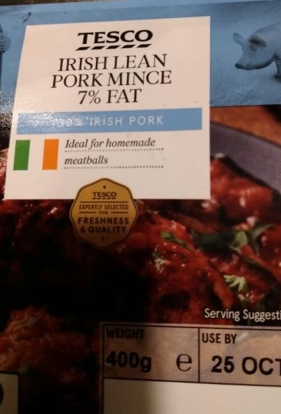 Fotografie - Irish Lean Pork Mince 7% fat