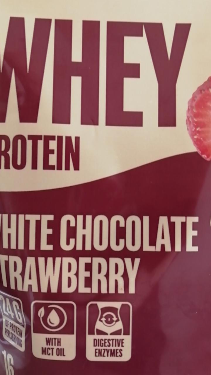 Fotografie - Whey Protein White Chocolate Strawberry Descanti