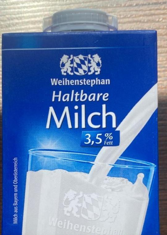 Fotografie - Haltbare Milch 3,5% - Weihenstephan