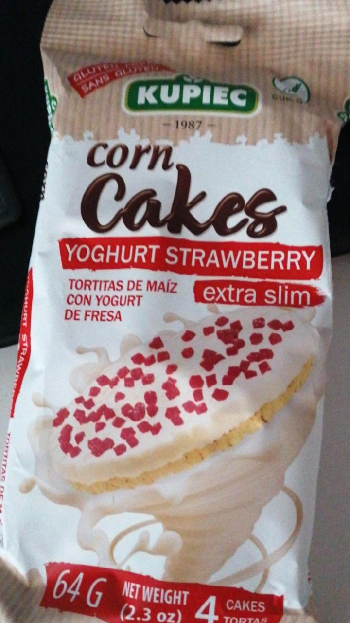 Fotografie - Yoghurt strawberry corn cakes Kupiec