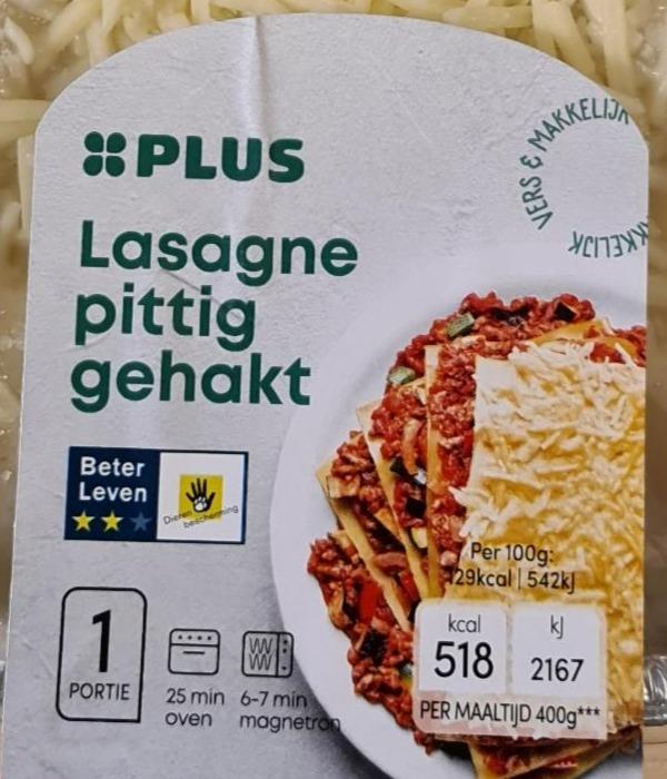 Fotografie - Lasagne pittig gehakt Vers & Makkelijk