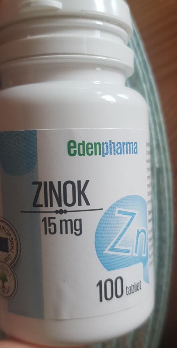 Fotografie - Zinok 15 mg Edenpharma