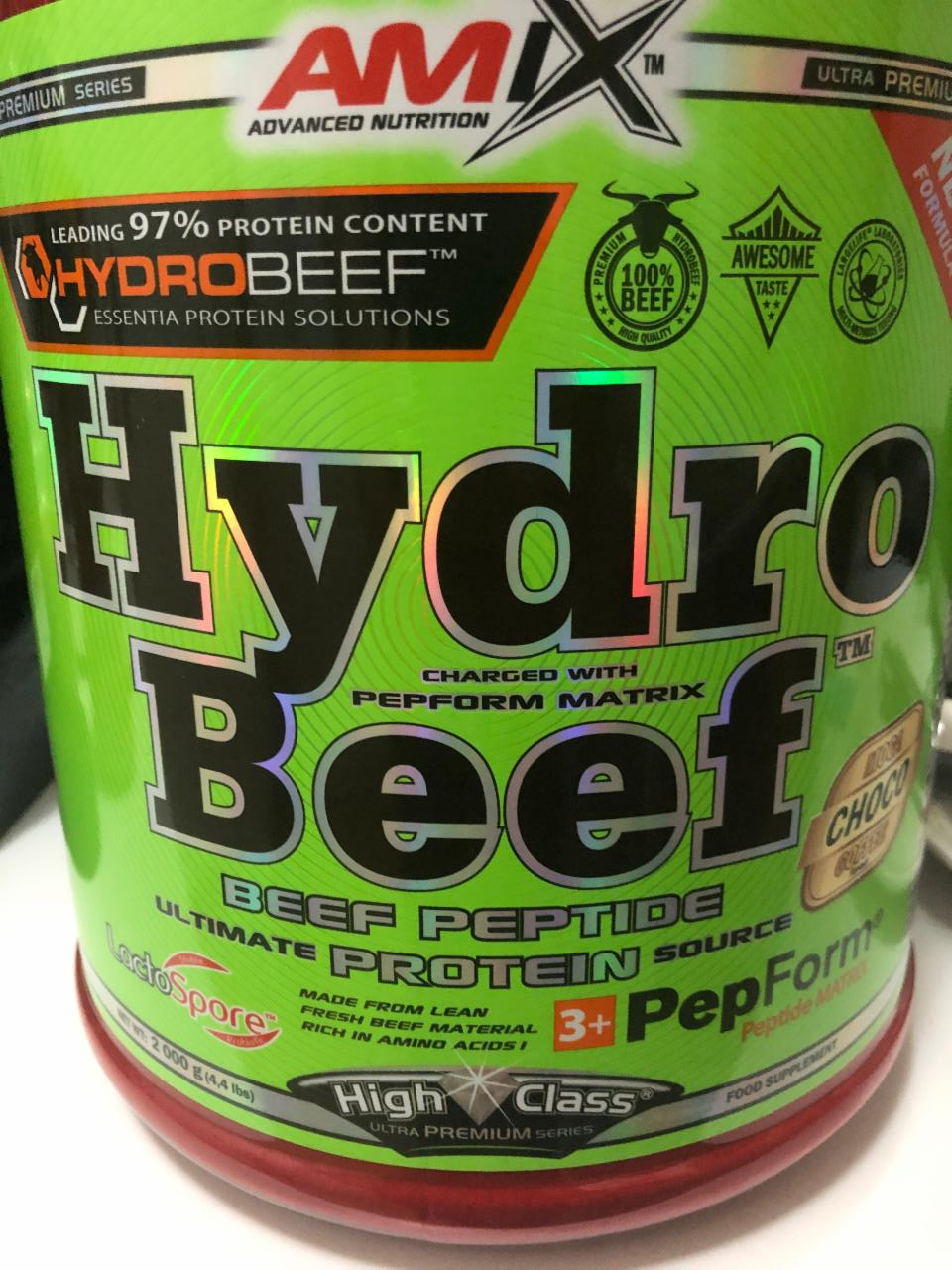 Fotografie - Hydro Beef protein Moca choco coffee Amix