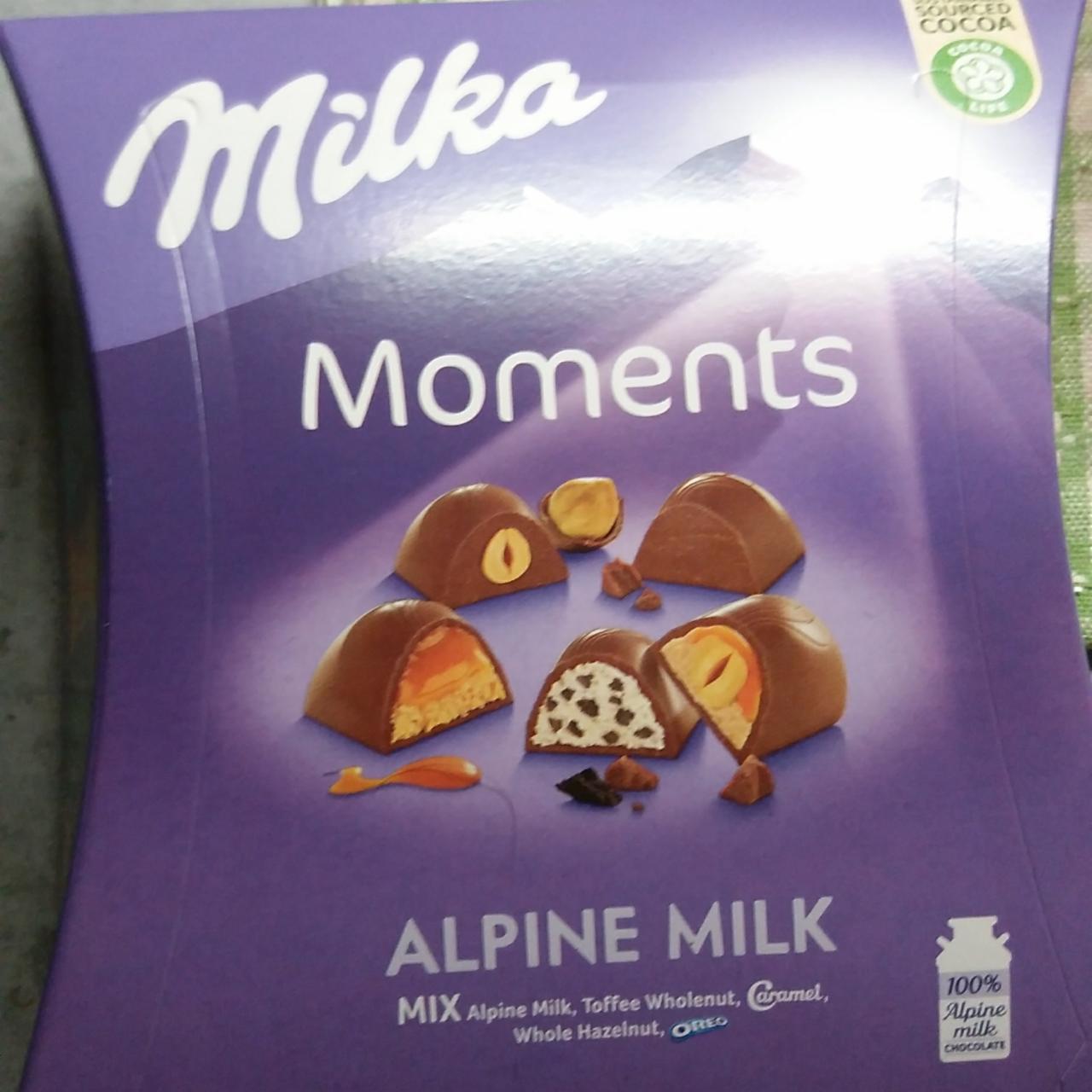 Fotografie - moments alpine milk mix Milka