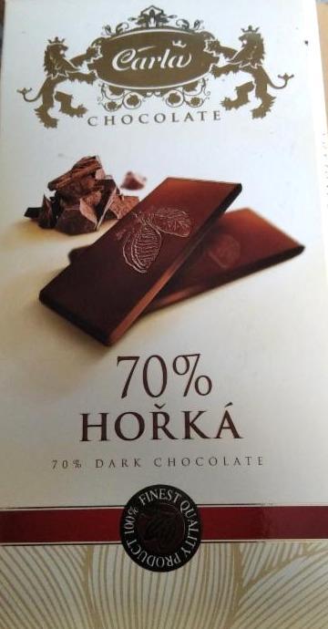 Fotografie - čokoláda horká 70% Carla