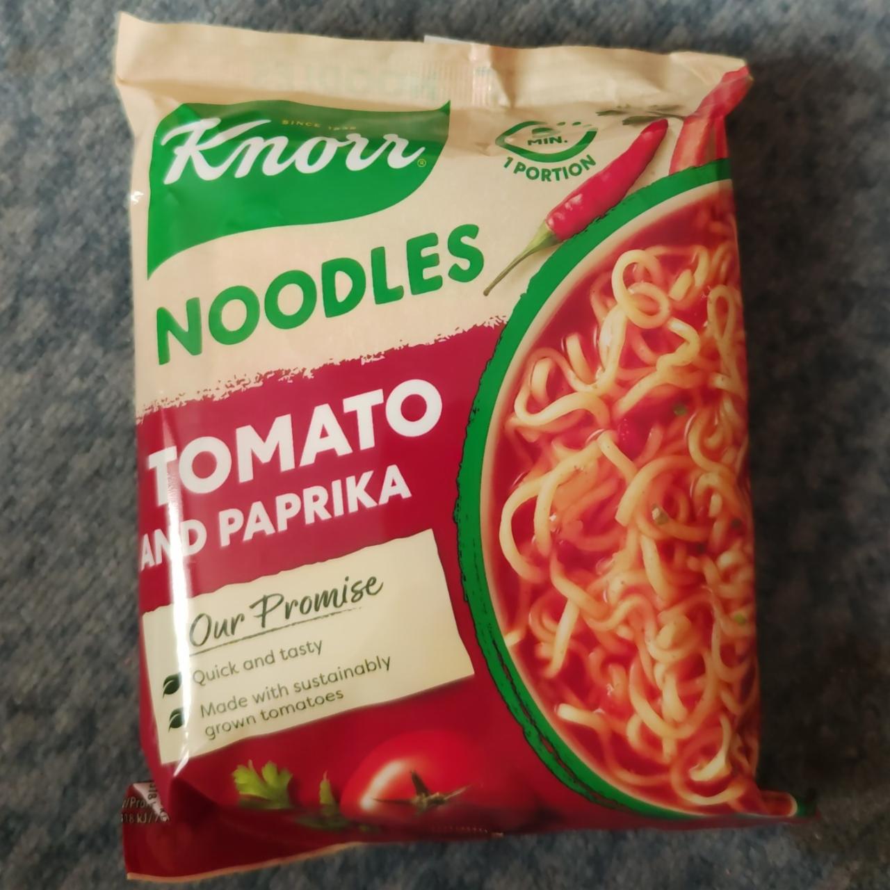 Fotografie - Noodles Tomato and paprika Knorr