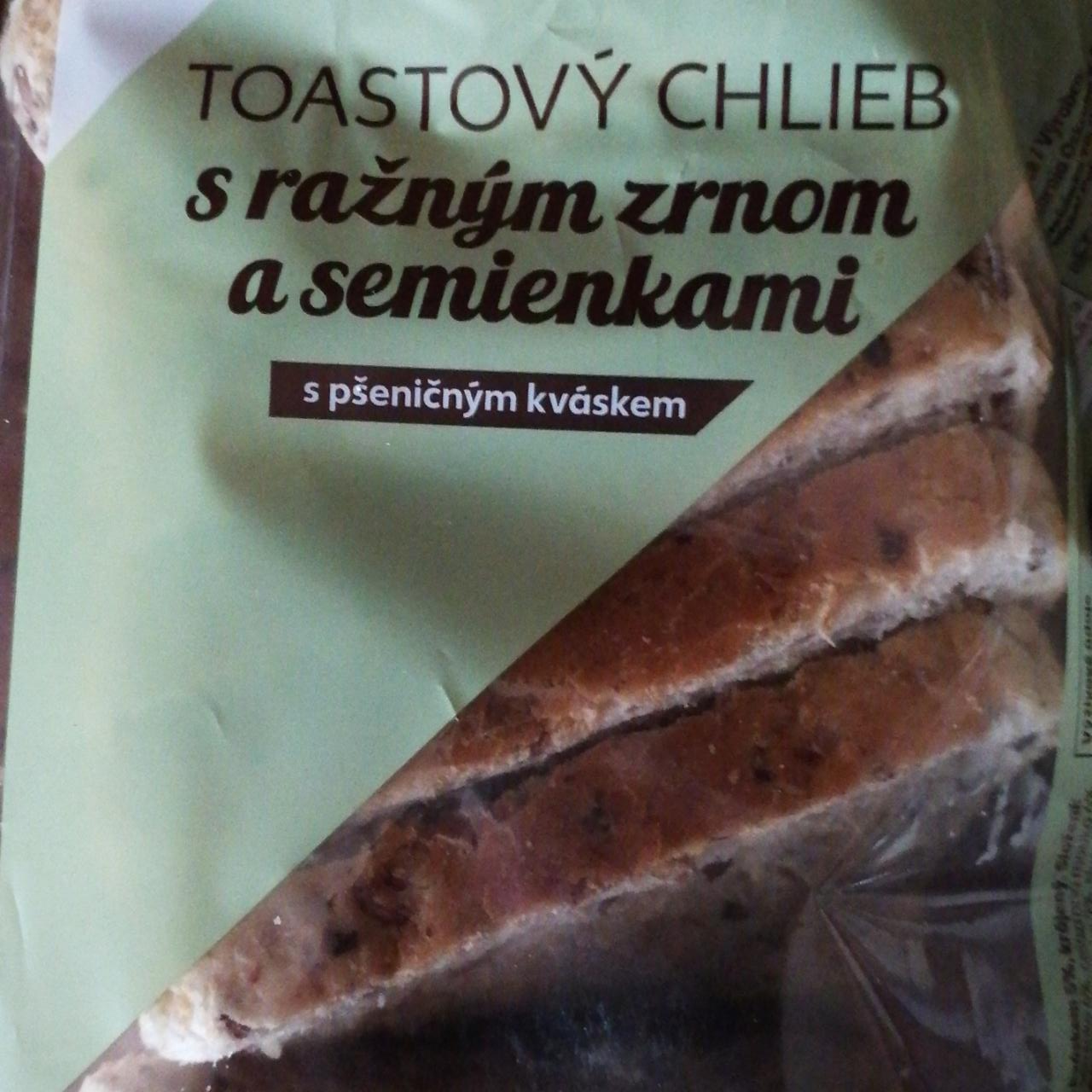 Fotografie - Toastovy chlieb s ražným zrnom a semienkami s pšeničným kváskem K-Classic