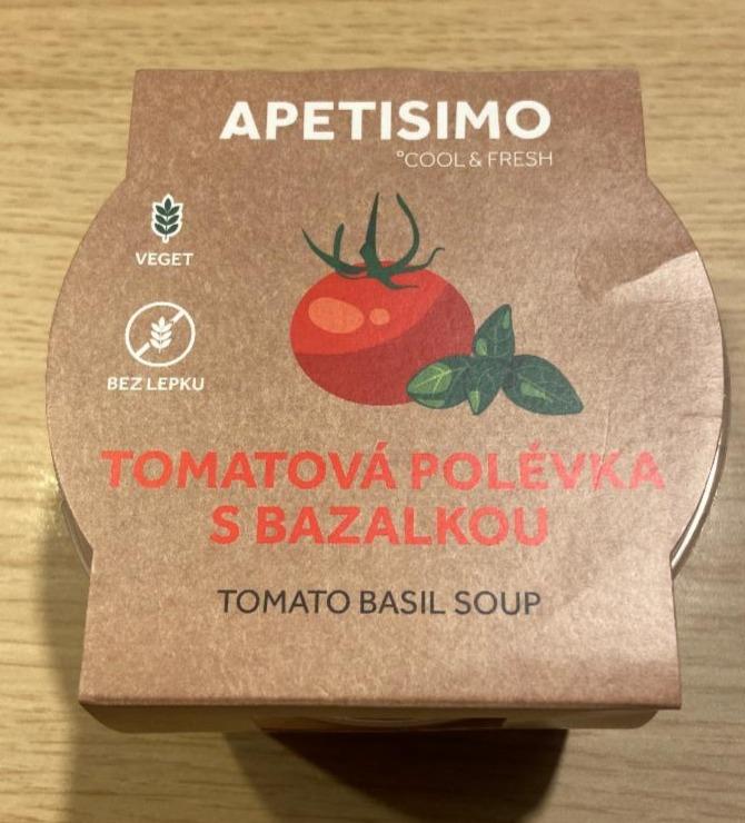 Fotografie - Tomatová polévka s bazalkou Apetisimo