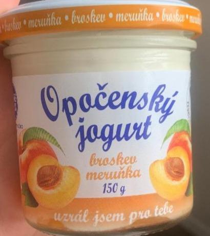 Fotografie - Opočenský jogurt broskev/meruňka