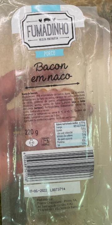 Fotografie - Bacon em naco Fumadinho