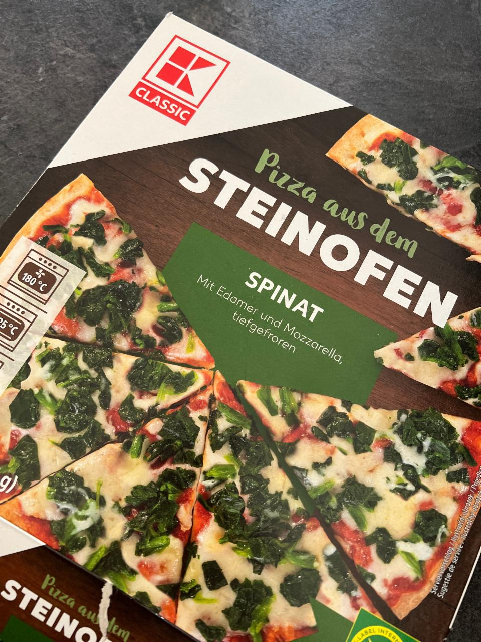 Fotografie - Steinofen pizza spinat K-Classic
