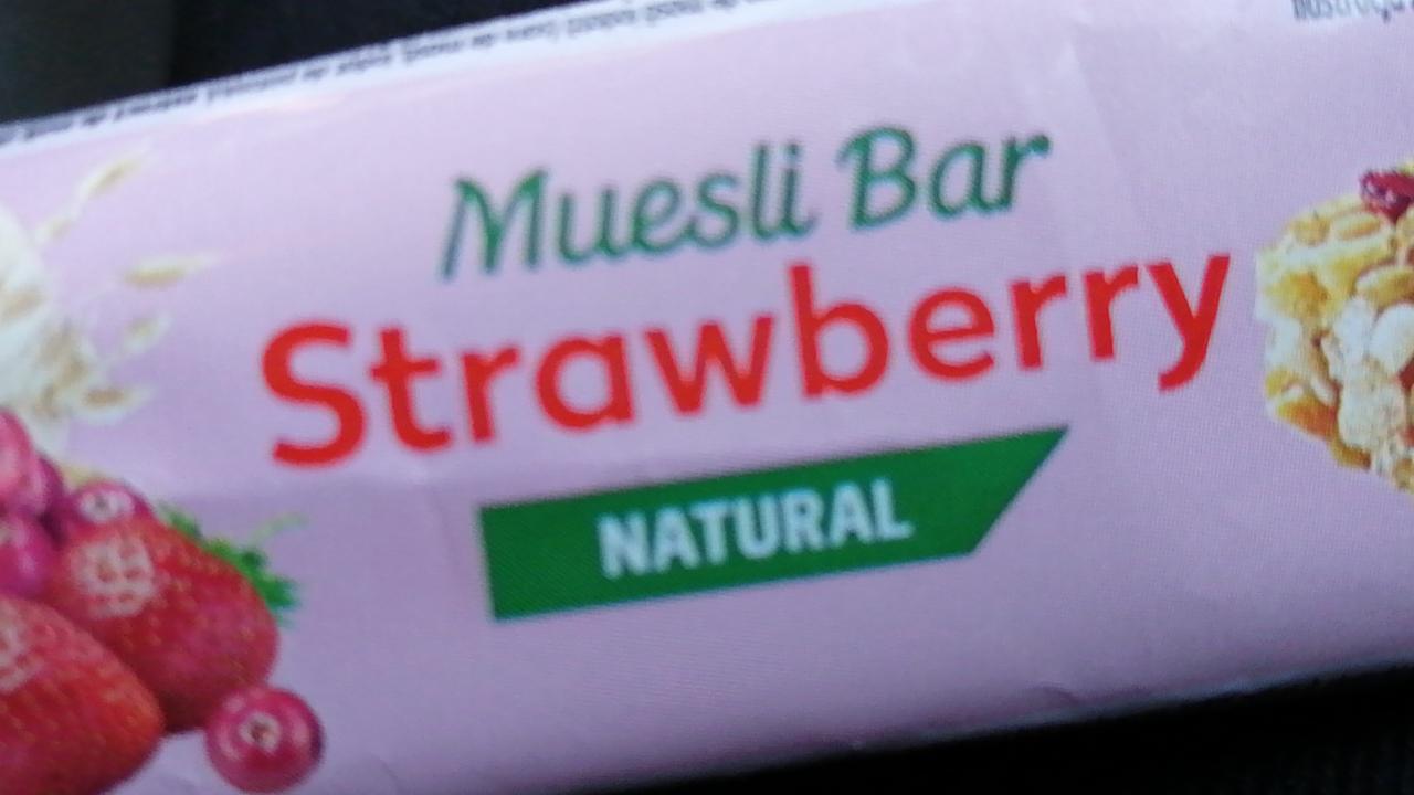 Fotografie - Muesli Bar Strawberry Natural K-Classic