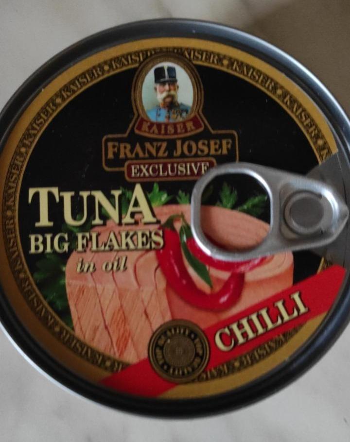 Fotografie - Tuna big flakes in oil chilli Franz Josef