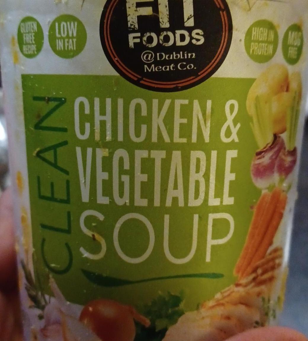 Fotografie - Chicken & Vegetable Soup Fit Foods