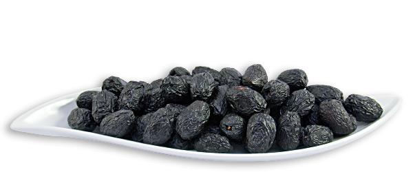 Fotografie - olivy černé sušené nesolené z Peru BIO Lifefood