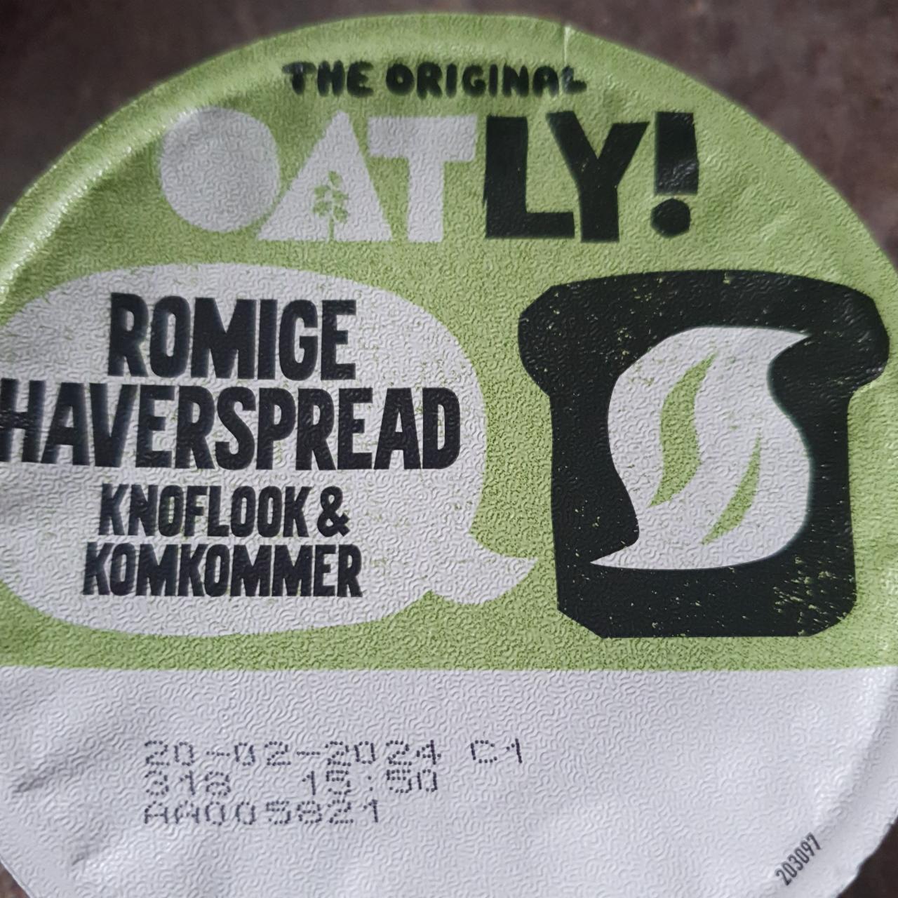 Fotografie - Romige Haverspread knoflook & komkommer Oatly!