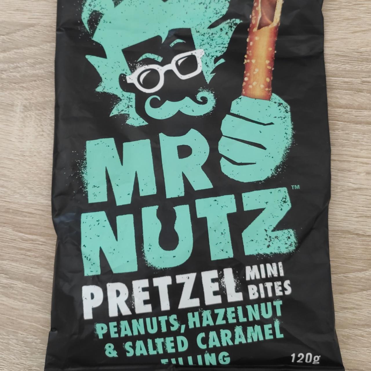 Fotografie - Pretzel mini bites Peanuts, hazelnut & salted caramel Mr Nutz
