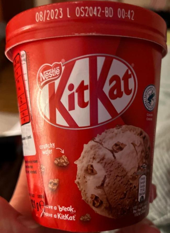 Fotografie - Kit Kat Nestlé zmrzlina