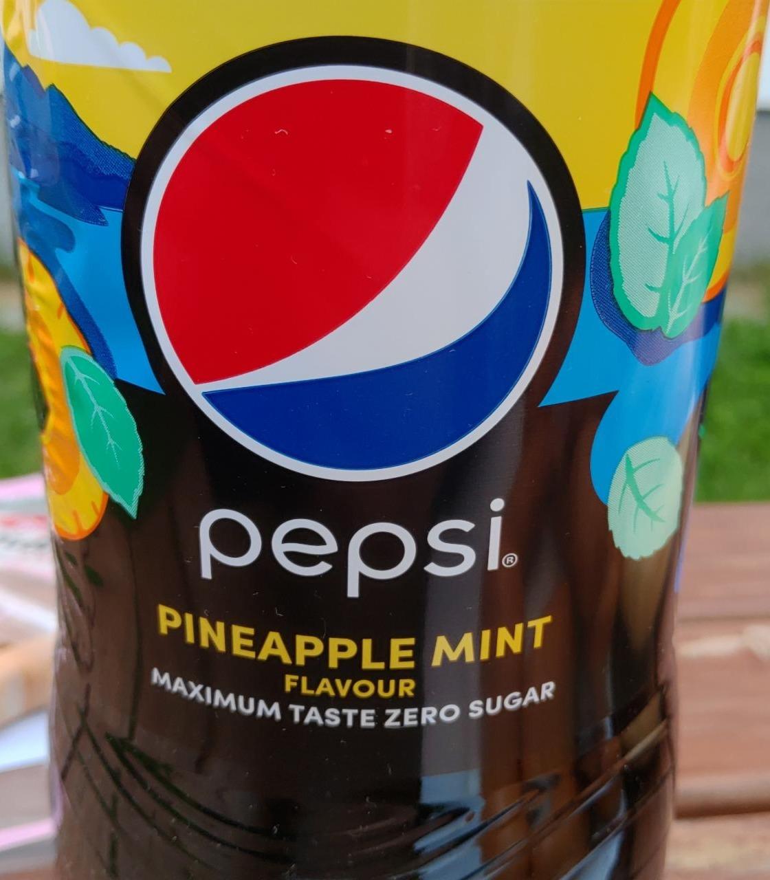 Fotografie - Pineapple Mint Flavour Maximum Taste Zero Sugar Pepsi