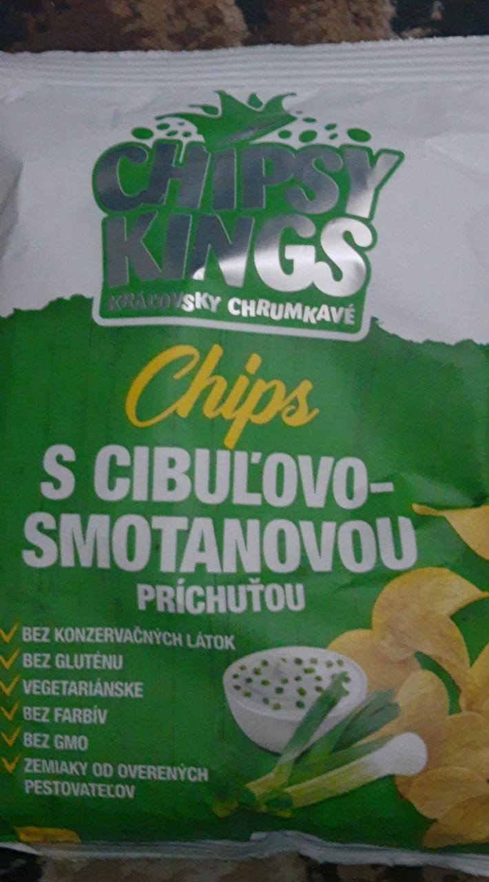Fotografie - Chips s cibuľovo-smotanovou príchuťou Chipsy Kings