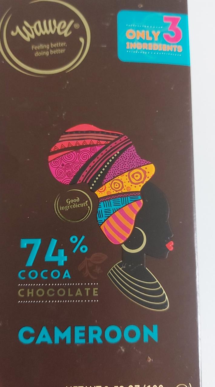 Fotografie - Cameroon 74% cocoa chocolate Wawel