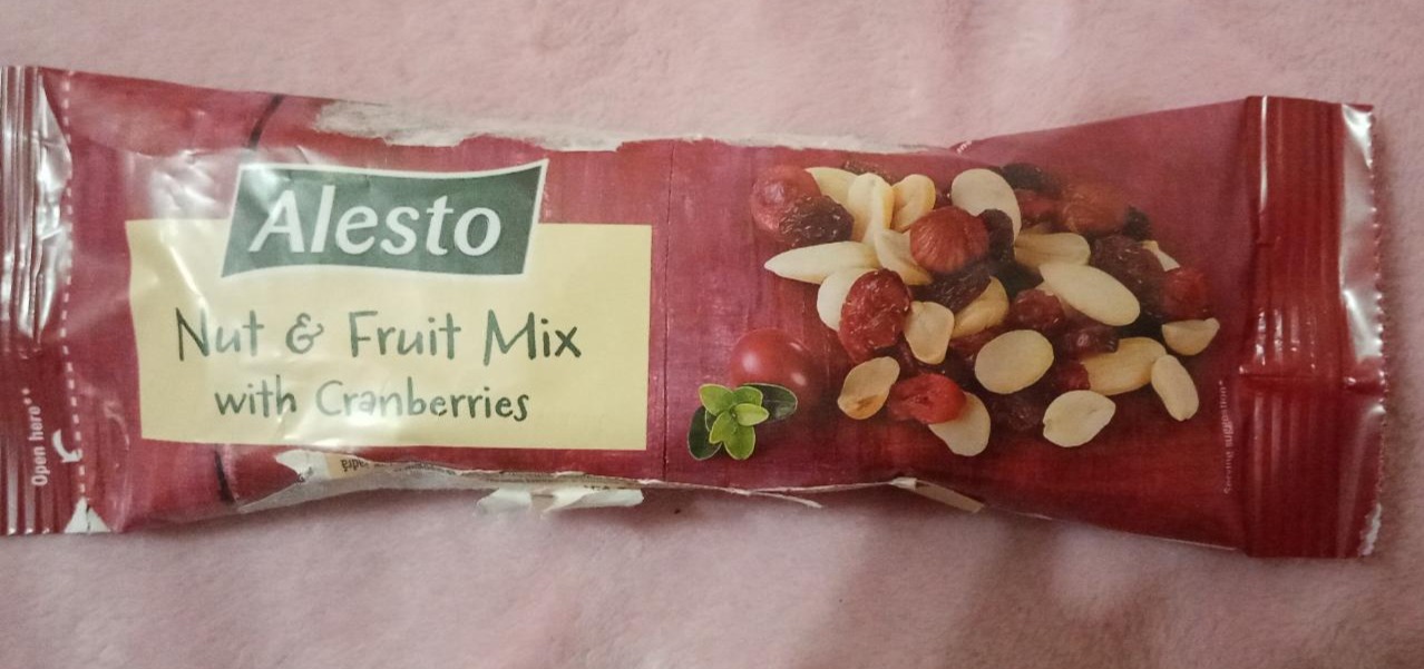 Fotografie - Alesto Nut & Fruit Mix with Cranberries