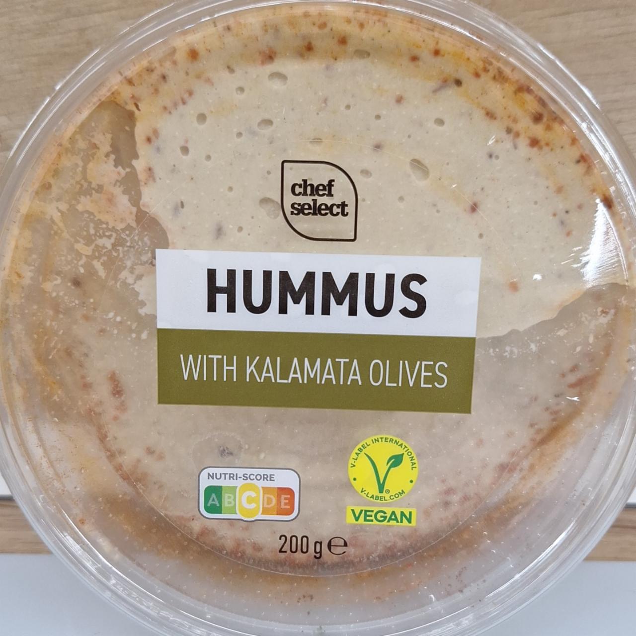 Fotografie - Hummus with kalamata olives Chef Select