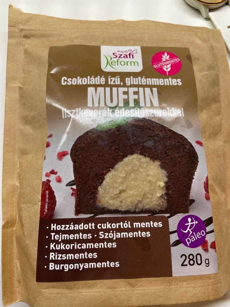 Fotografie - Csokoládé ízű, gluténmentes muffin lisztkeverék Szafi reform