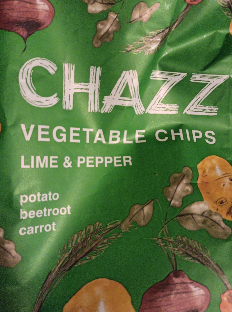 Fotografie - Chazz vegetable chips lime & pepper