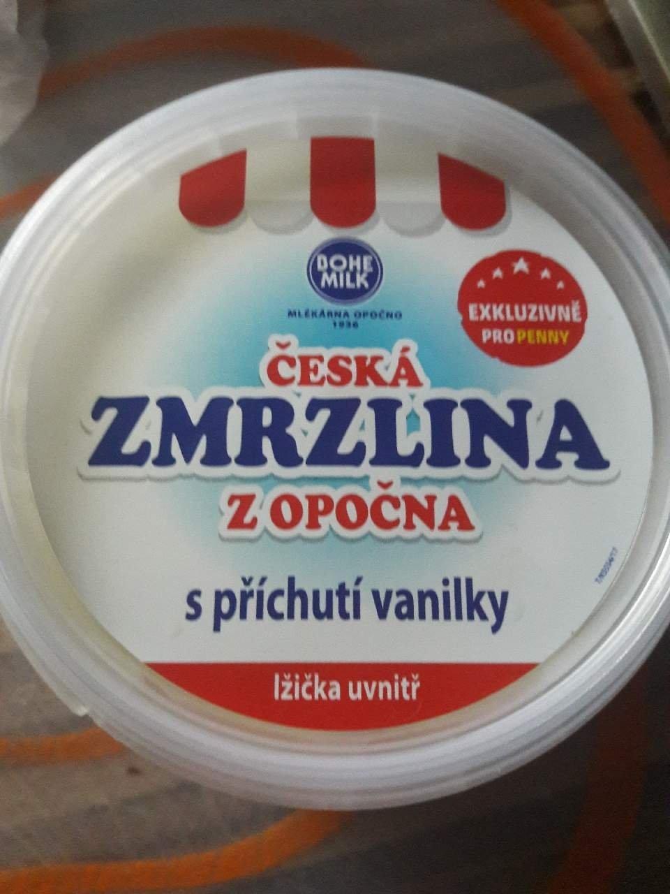 Fotografie - Vanilková zmrzlina Opočno