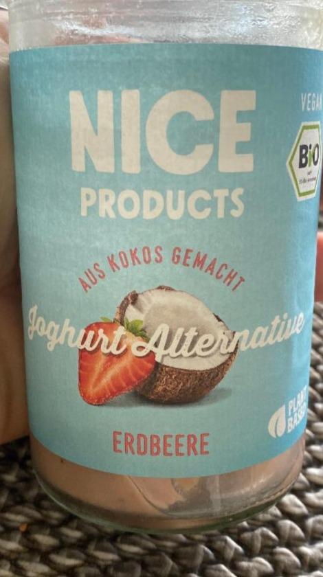 Fotografie - Nice products joghurt alternative edbeere