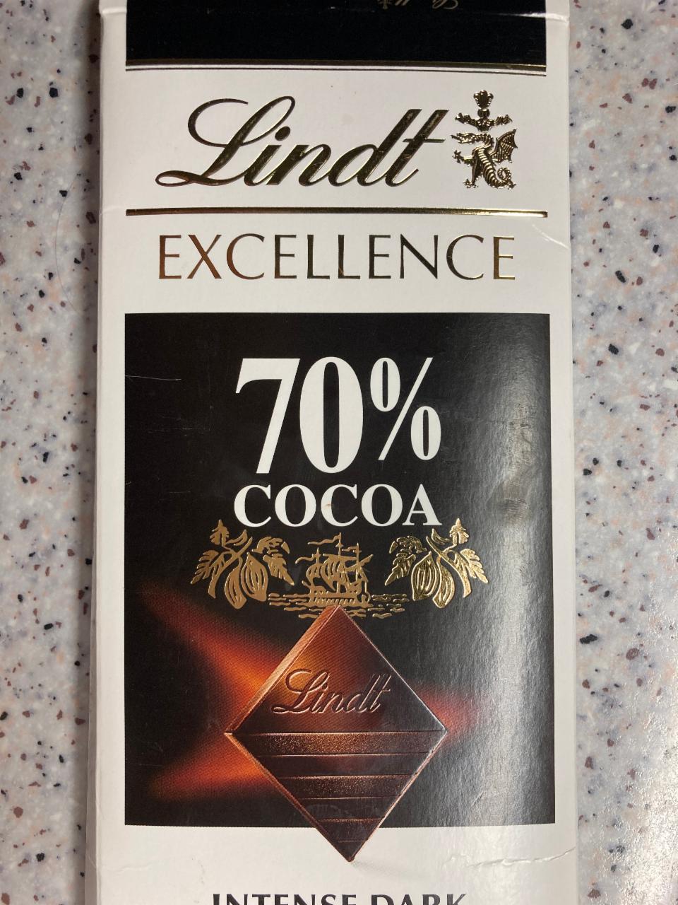 Fotografie - Hořká čokoláda 70% Lindt