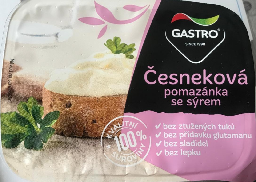 Fotografie - Gastro česneková pomazánka se sýrem