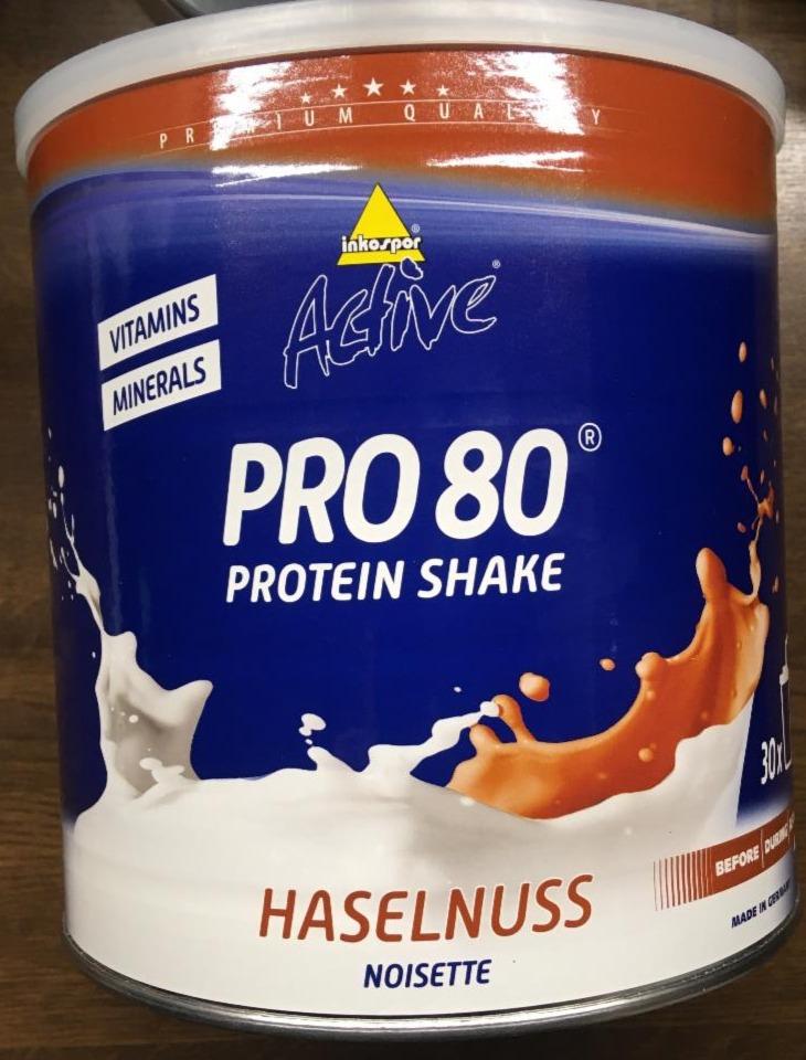 Fotografie - Pro 80 Protein shake Haselnuss