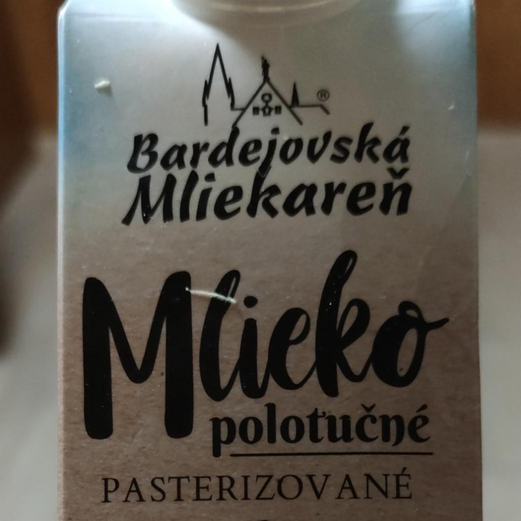 Fotografie - Mlieko polotučné pasterizované Bardejovská mliekareň