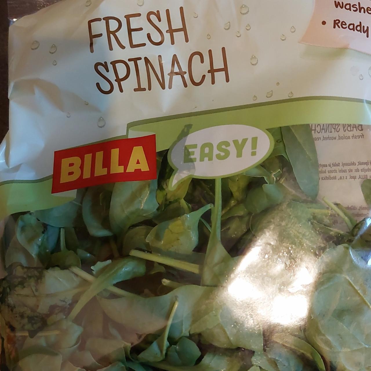 Fotografie - Fresh spinach Billa