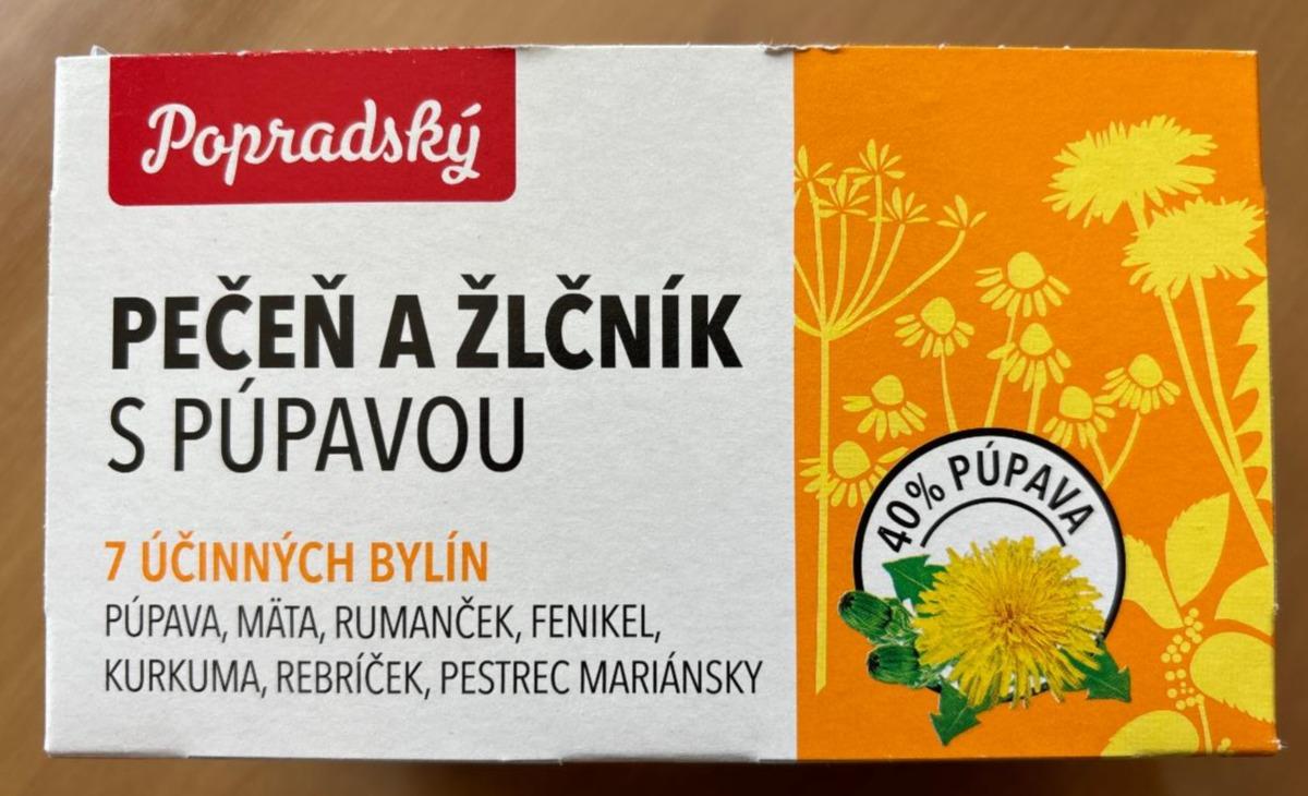 Fotografie - Pečeň a žlčník s púpavou bylinný čaj Popradský