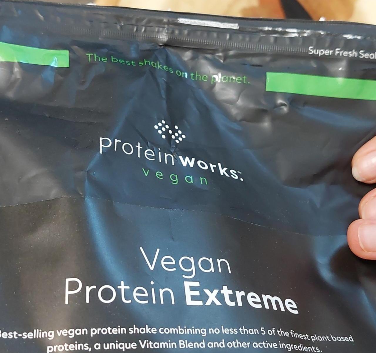 Fotografie - Vegan protein extreme Vanilla créme Protein works