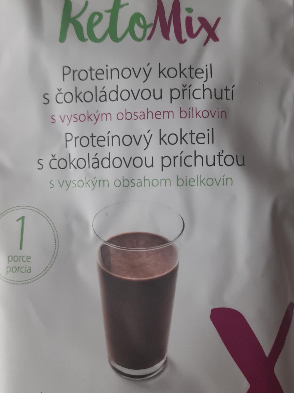 Fotografie - Proteinový koktejl s čokoládovou príchutí KetoMIX