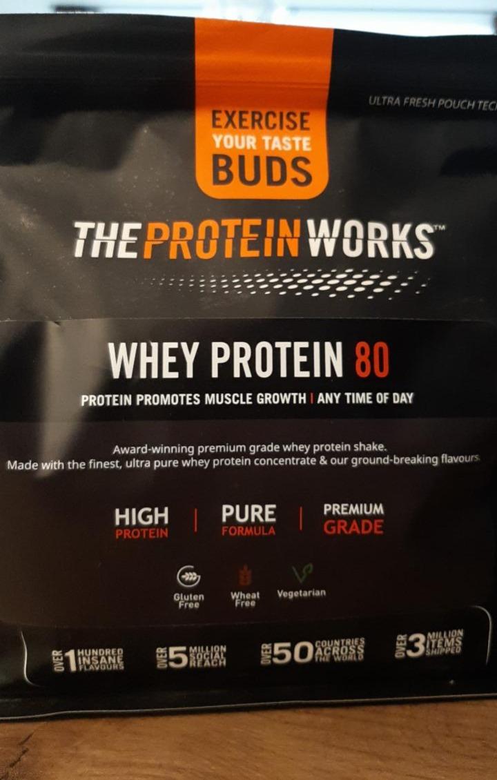 Fotografie - The Protein Works whey protein 80 Banana Smooth
