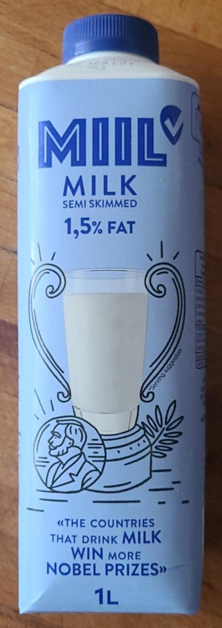 Fotografie - Milk semi skimmed 1,5% fat Miil