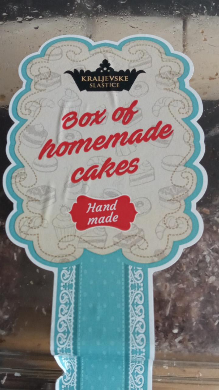Fotografie - Box of homemade cakes Kráľovský mix