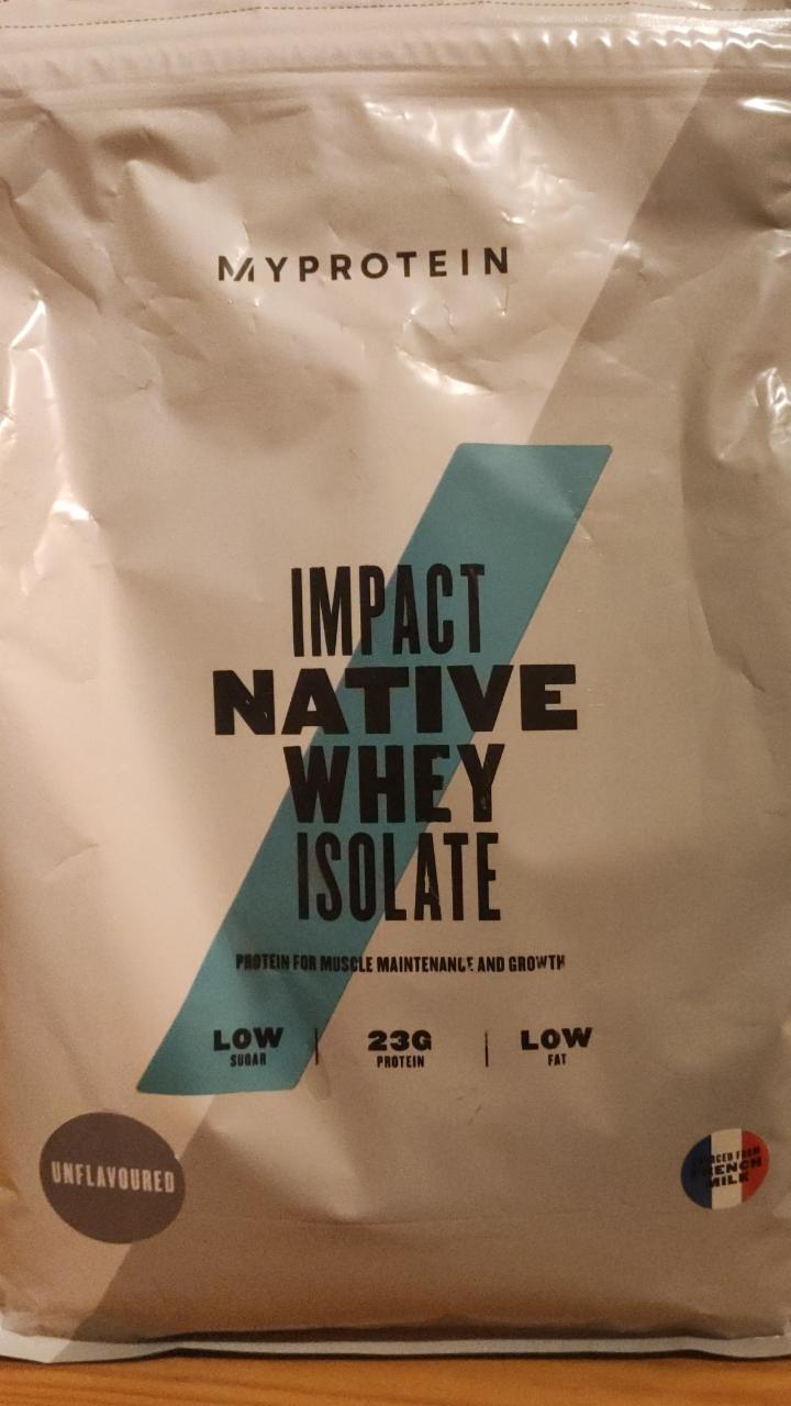 Fotografie - Impact Native Whey Isolate unflavoured