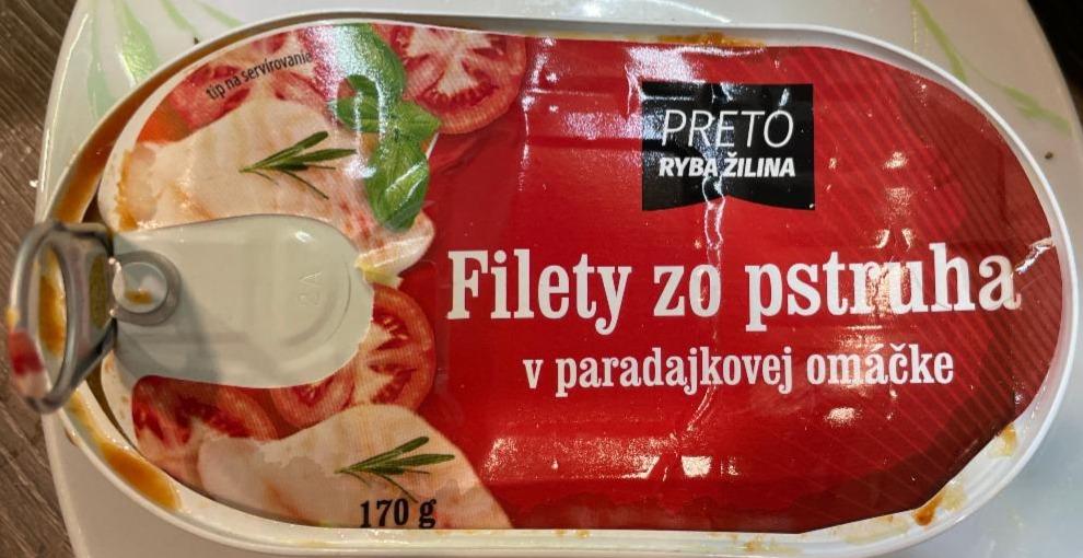 Fotografie - Filety zo pstruha v paradajkovej omacke
