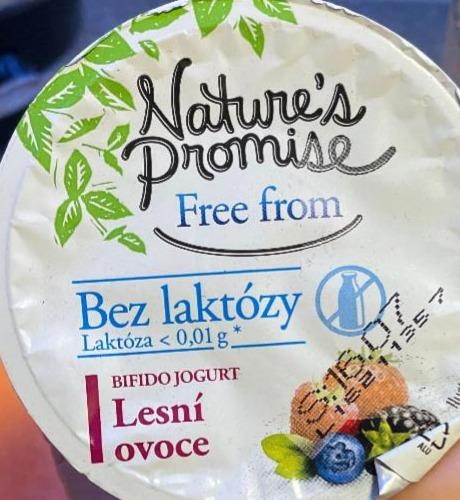 Fotografie - Nature's promise jogurt bez laktózy lesní ovoce