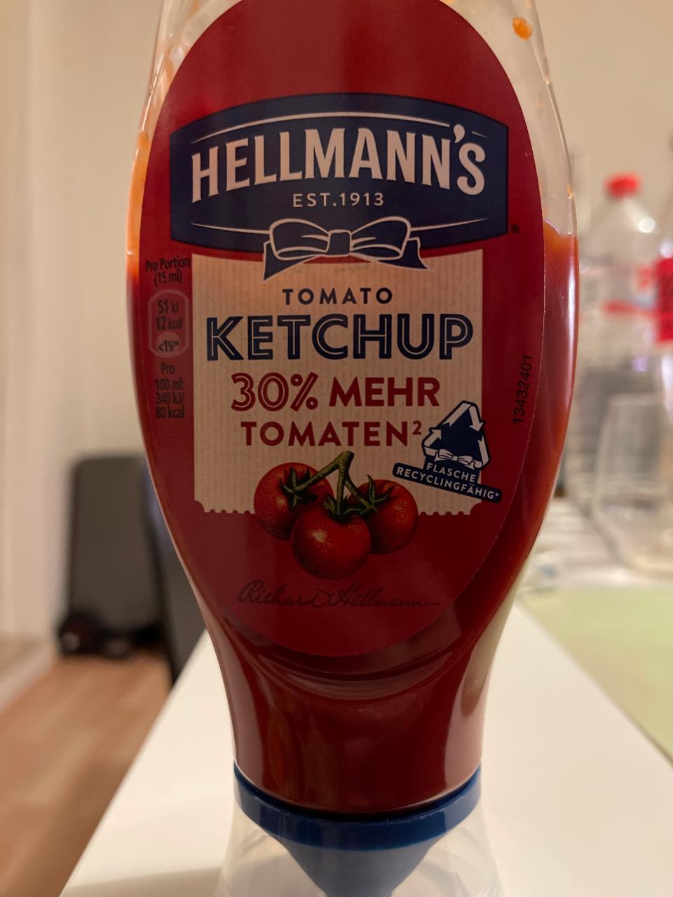 Fotografie - Hellmann’s Tomato ketchup 30% mehr tomaten