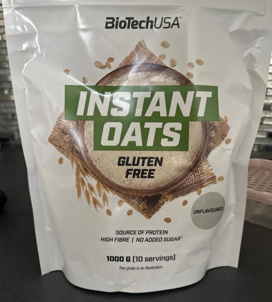 Fotografie - Instant Oats Gluten Free Unflavoured BioTechUSA