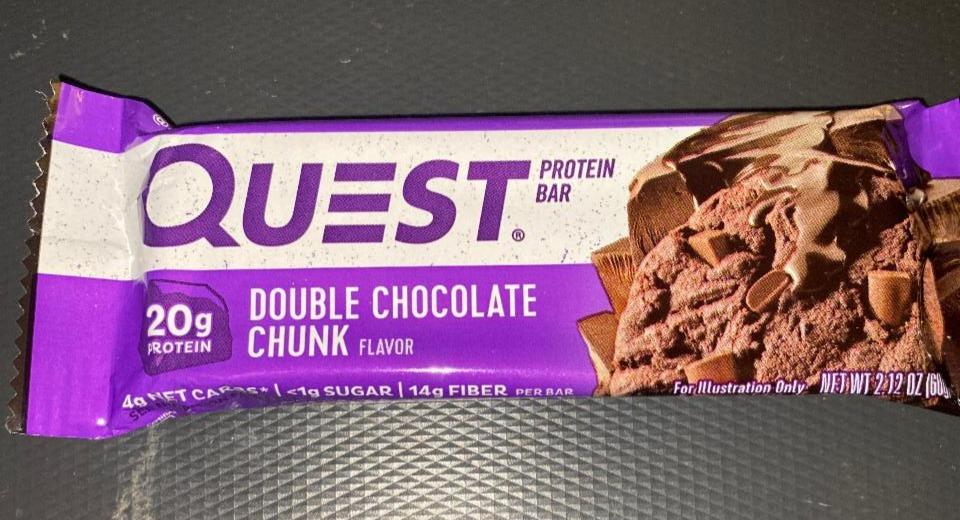 Fotografie - Protein Bar Double Chocolate Chunk Quest