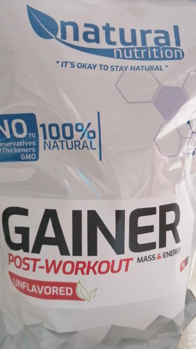 Fotografie - Gainer Post-WorkOut Unflavored