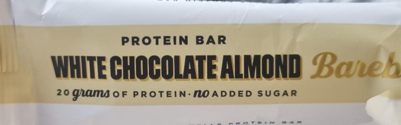 Fotografie - Protein Bar White Chocolate Almond Barebells